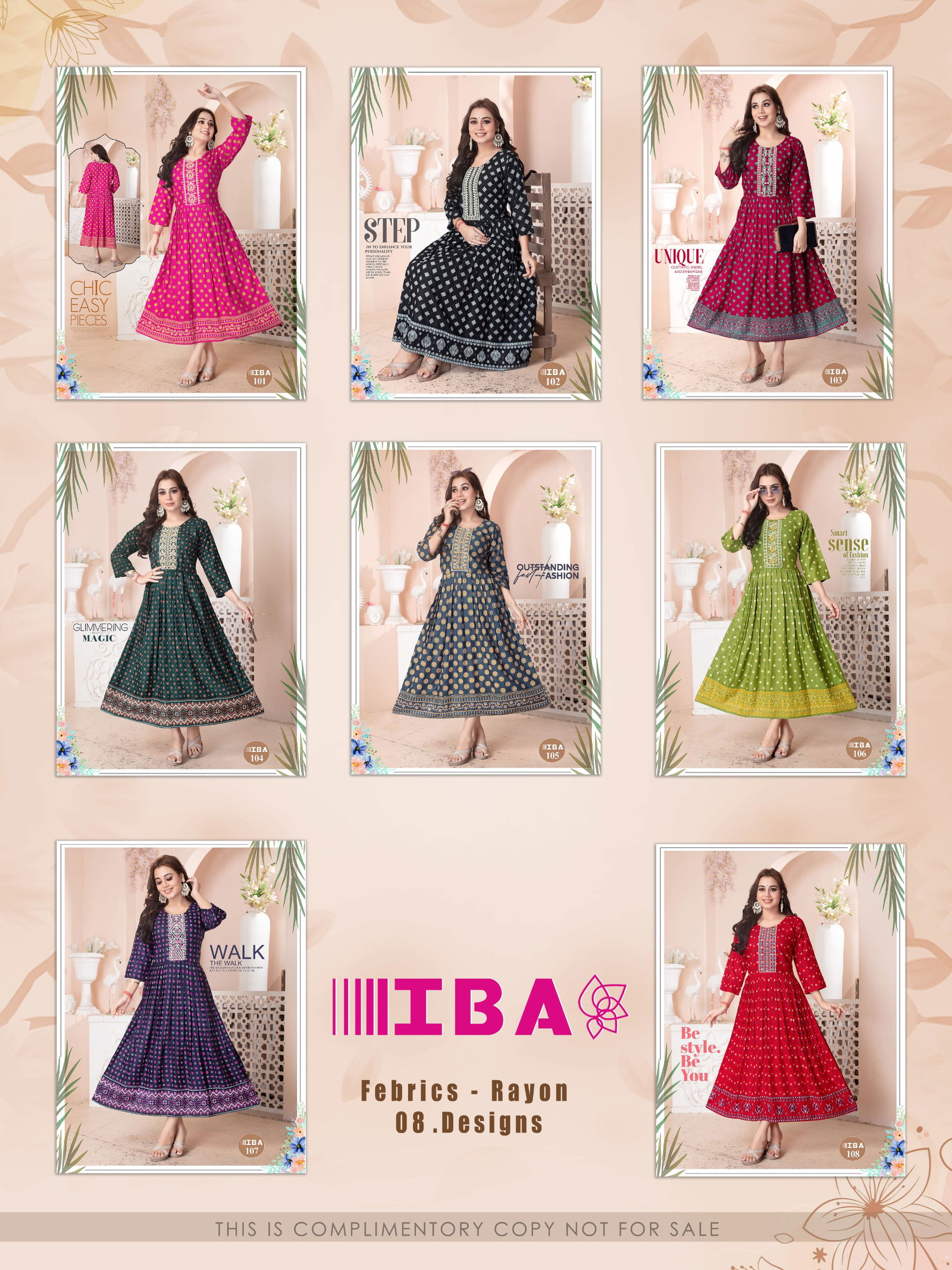 Iba Vol 1 By Fashion Talk Rayon Printed Designer Kurti Wholesale Shop In Surat
